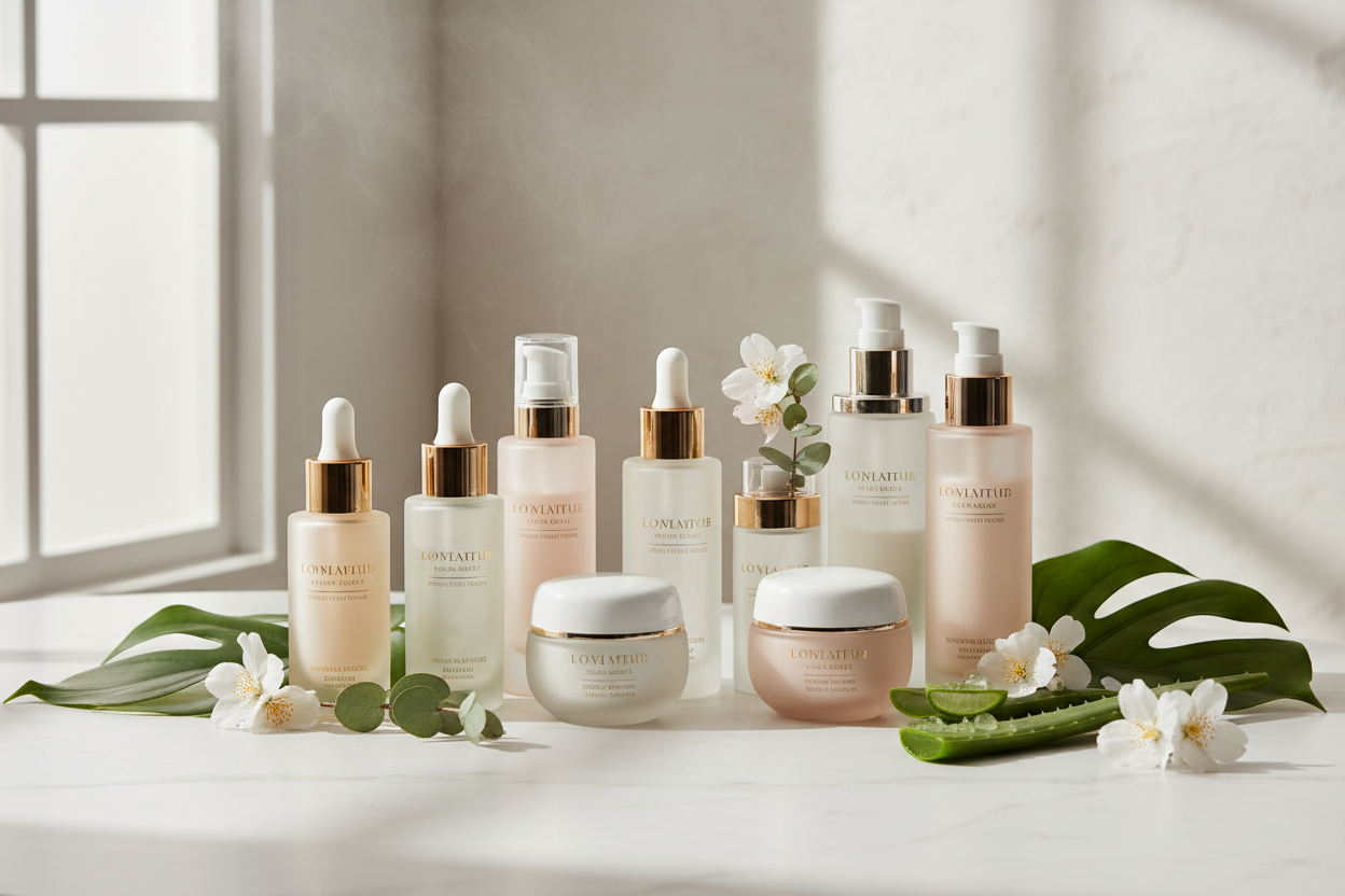 Hazme una imagen de skincare