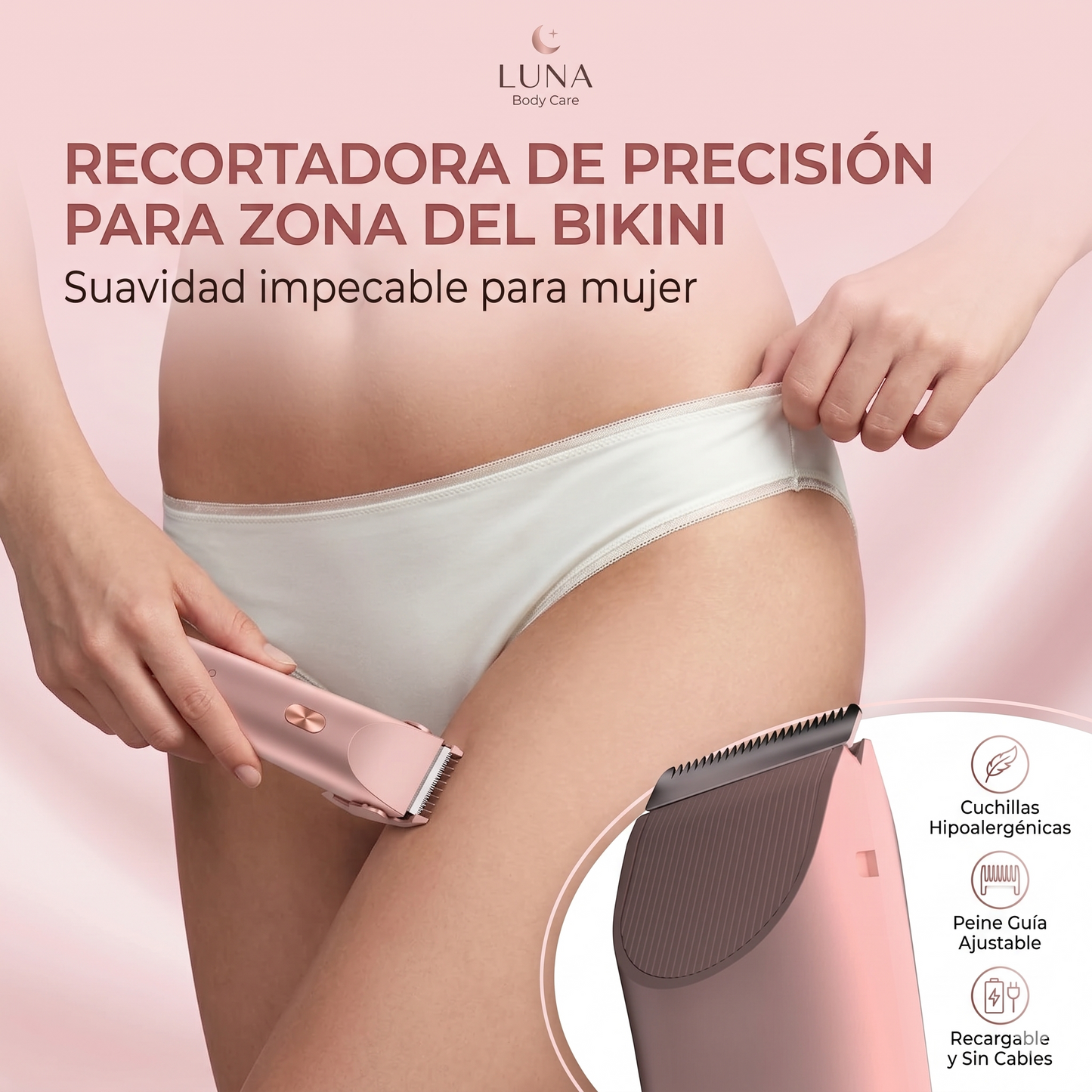 Depiladora Recargable 2 En 1