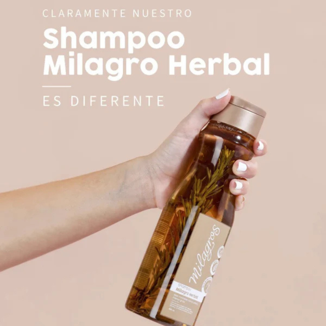 Shampoo Milagro Herbal Romero